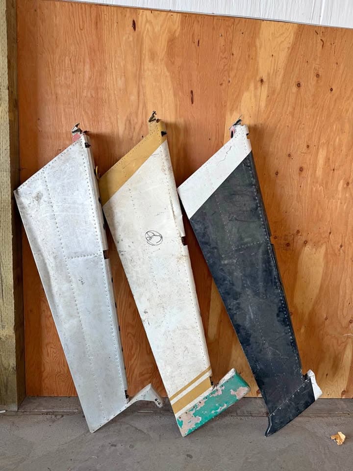 Cessna 206 rudders (cores/ parts)